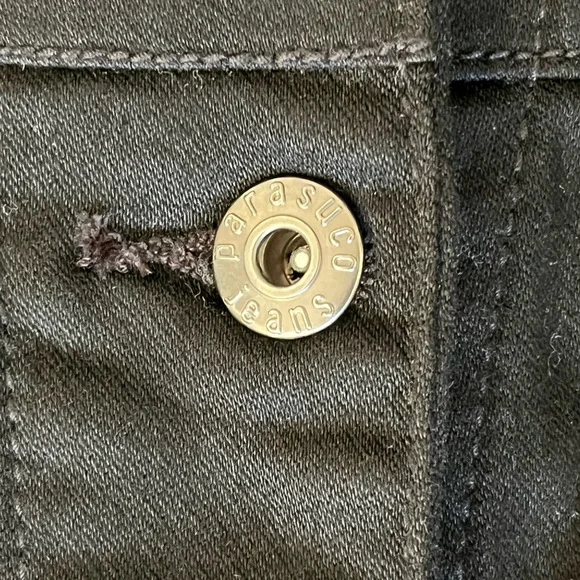 Parasuco Black Denim Jacket Size Large - Picture 4 of 5